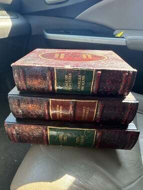 Decorative Book Storage Box Secret Book Safe Drawer Stash